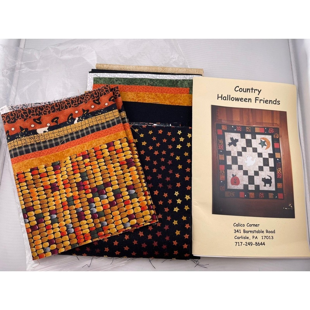 Country Halloween Friends Quilt Kit By Calico Corner 2000 By Michelle Howe‎